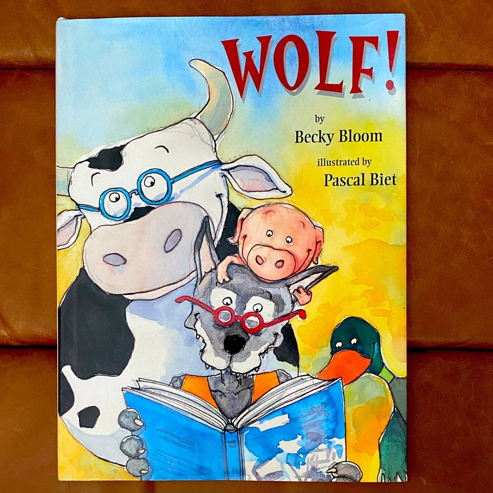 4/$20 💜 WOLF! book animals story time learning toys